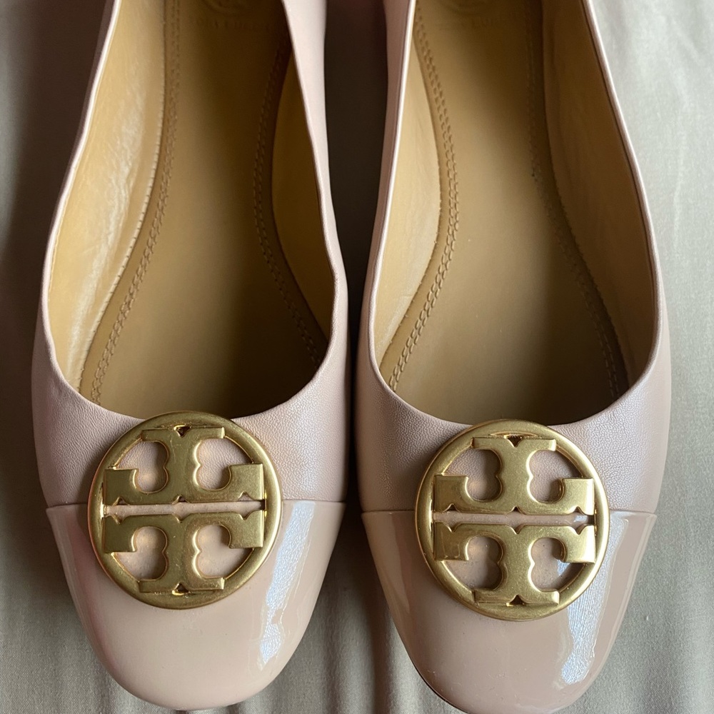 Blush pink Tory Burch flats